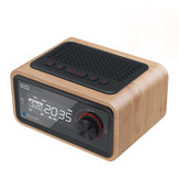 Loci Wireless bluetooth Wooden Speakers Radio Cassette Player Portable Multi-media Mini Alarm Clock Sound Subwoofer Alarm Clock