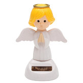 solare Powered Toy Bobble Head Moving Wings Dancing Angel