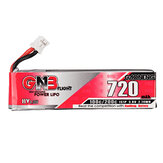 Bateria LiPo Gaoneng GNB 3.8V 720mAh 100C 1S com conector PH2.0 para Flywoo Firefly 1S