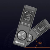 MUSTOOL 40m Digital Mini Láser Telémetro con ángulo electrónico Sensor M / In / Ft Conmutación de unidades Carga USB Modo pitagórico Área de distancia Medida de volumen Láser Medidor de distancia
