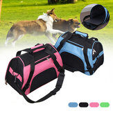 Bolsa portátil para transportar cães e gatos, bolsa suave para animais de estimação com malha respirável e alça para passeios externos
