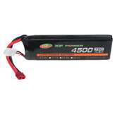 XF POWER 7.4V 4500mAh 75C 2S LiPo Battery T Deans Plug for RC Car