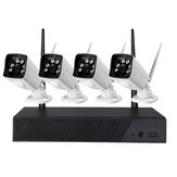 MNK401 720P Wireless NVR Satz P2P Outdoor HD IR Nachtsicht Sicherheit IP Kamera WIFI CCTV System