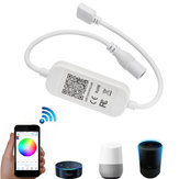 LUSTREON WIFI Smart Sprachsteuerung LED-Streifen-Licht-Kontroller mit Alexa Google Home DC5-23V