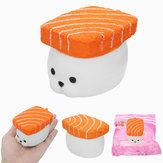 Squishy Salmon Fish Sushi Seal 8cm Slow Rising 8s With Packaging Collection Gift Decor Toy