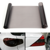 Película protetora para farol de carro, luz de neblina e luz de freio, preta clara, dimensões 30x180cm, adesivo DIY (Faça você mesmo)