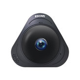 ESCAM Q8 960P 1.3MP 360度VRフィッシュアイWiFi赤外線IPカメラ ツーウェイオーディオモーション検知