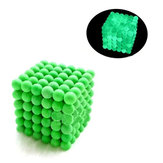 216PCs 5mm Magic Strong Fluorescent Buck Ball Creative Imanes Magnetic Stress Relive Toys With Box 