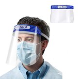 10 unidades / paquete de protectores faciales de seguridad desechables, mascarilla transparente completa y reutilizable