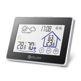 Digoo DG-TH8380 Wireless Touch Screen weerstation Thermometer Outdoor Forecast Sensor Klok