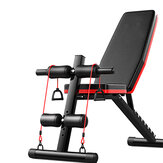Składany domowy ławka do ćwiczeń z hantlami, regulowaną deską do treningu mięśni brzucha - narzędzia do ćwiczeń sportowych i sprzęt fitness.