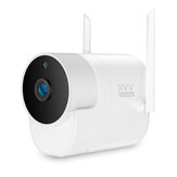 Xiaovv XVV-1120S-B1 H.265 Smart 1080P Panoramic Camera Onvif Waterproof 180° Outdoor IP Camera Infrared Night Vision Home Baby Monitor Outdoor High-Definition App Control Camera