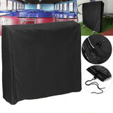 Black Table Tennis Protector 160cm Waterproof Dustproof Ping Pong Table Storage Cover