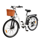 [EU Direkt] DYU C6 Elektrikli Bisiklet 300W Motor 36V 12.5AH Batarya 26 inç Lastikler 25KM / Saat Üst Hız 40KM Maksimum Menzil 120KG Yük Elektrikli Bisiklet