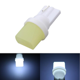 Ampoule de lampe intérieure à lecture de marqueur latéral de voiture 12V T10 COB LED, blanche en céramique