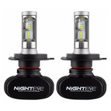 Lâmpadas LED Olho Noturno S1 para faróis de carro, faróis de neblina dianteiros H4 H7 H11 9005 9006 50W 8000LM 6500K