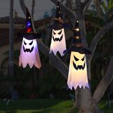 Halloween Feenlichter, Halloween Dekorationslichter, Hexenhüte LED Dekorationslichter, batteriebetriebene Feenlichtdekoration