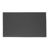 Пластина из карбонового волокна черного цвета 3К твилл матовая листовая панель размером 420x250x0,4 мм