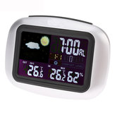 TS-77 0 ~ 50 ° C Wireless Digital Thermometer Hygrometer Farbbildschirm Elektronisches Temperaturmessgerät