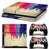 Vinyl Decal Skin Sticker Set para PS4 Para Sony PlayStation 4 Console 2 Controller