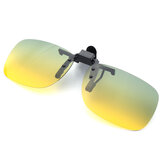 UV400 Gafas de sol polarizadas Clip Gafas de sol de conducción Gafas de visión nocturna Día y noche