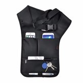 EDC anti-diefstal verborgen onderarm holster zwarte nylon tas multifunctionele inspecteur schoudertas