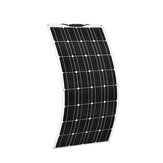 12 В 100 Вт полугибкий Солнечная Панель Батарея Зарядное устройство Легкое Коннектор Зарядка для дома на колесах Лодка Палатка Авто