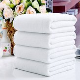 60xGimnasio de viajes del absorbente de la toalla de baño de algodón suave blanco de 30 cm acampando toalla del deporte
