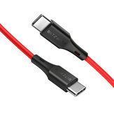 BlitzWolf® BW-TC17 18W 3A USB PD QC4.0 QC3.0 Type-C a Type-C Cable de datos de carga 3 pies / 0,9 m para iPad Pro 2020 para Samsung Galaxy Note 20 Xiaomi Huawei