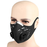 Máscara de ciclismo BIKIGHT respirável, anti-pó, à prova de vento, anti-nevoeiro e anti-poluição com carvão ativado.