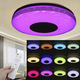 Luminária de teto LED de 36CM com Bluetooth, WiFi, alto-falante de música, luz RGB e controle remoto pelo aplicativo