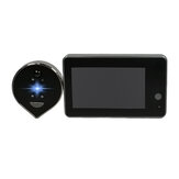 Tuya Smart WiFi Дверной звонок 1080P HD Глазок-камера с экраном LCD 4,3 дюйма Ночное видение PIR-датчик движения Двустороннее аудио Дверной Вьювер