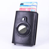 Airtag Peněženka Ultratenká Knížka na Kreditní Karty Multifunkční Peněženka s držákem na Platební Karty a mincovnou jako dárek do kanceláře