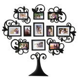 Marco de fotos de árbol genealógico 3D Collage de pegatinas de pared de imágenes Arte para el hogar