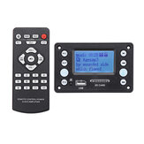 Bluetooth 4.2 DC5V Batería 12V Grabador de placa de decodificador de audio de dos canales Radio Letras Pantalla APE FLAC WMA WAV MP3