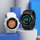 [bluetooth Call] Bakeey Z19 1.54 inch BT5.0 Heart Rate Blood Pressure Oxygen Monitor Temperature Measure BT Music Customized Watch Face Smart Watch