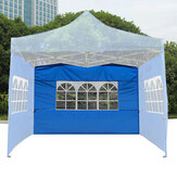 Tenda medica da 3x3m con pareti laterali per campeggio, viaggi, picnic, tenda da sole con design a finestra.