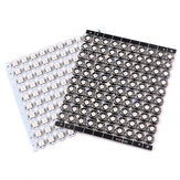 100PCS Mini disipador de calor de placa con chip de perla LED WS2812B RGB integrado de píxel direccionable con DC5V