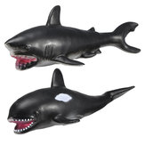 30cm Weißer Hai Killerwal Soft Model Spielzeug aus Klebstoffmaterial
