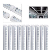 10Pack T8 4FT integrado LED tubo luminoso 36W 6500K luz clara de loja AC85-265V