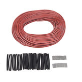 Fil chauffant de plancher de fibre de carbone de câble de fil chauffant la maison 6K 25W/caoutchouc de silicone de M