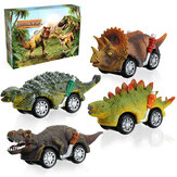 Pickwoo Игрушки-динозавры Автомобили Инерция Транспорт Смещение Динозавры Детские Игры для малышей Динозавр Вечеринка с Игрушками Тираннозавром Подарки на День Рождения