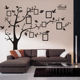 Gedächtnis-Baum-Foto-Wand-Aufkleber-Wohnzimmer-Ausgangsdekoration-kreative Abziehbild-DIY Wandwand-Kunst