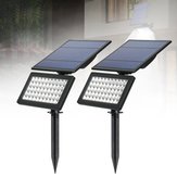 5W Solar Power 50 LED Reflektor Wodoodporny Oświetlenie Krajobrazowe Ścienne do Ogrodu na Wolnym Powietrzu