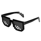 BIKIGHT Ретро-фристайл Очки Thug Life Pixel Fashion Очки Мужские солнцезащитные очки Черный