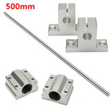 8mm x 500mm Linear Rail Shaft Rod with Bearing Guide Support and Bearing Block