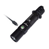 NiteFox UT20 L2 1080LM 5Modes調光USB充電式デュアルスイッチ戦術EDC LED懐中電灯
