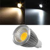 GU10 7W 85-265V Blanco / Blanco Ahorro de Energía LED COB Spotlightt Lámpara Bombilla 