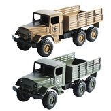 WPL MB14 MB16 Modelo estático de camión militar del ejército a escala 1/64 para niños, decoración, piezas de repuesto para RC