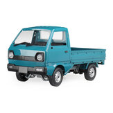 Caminhão militar WPL D12 1/10 2.4G 2WD, rastreador off road RC Car, modelos de veículos de brinquedo, azul lago